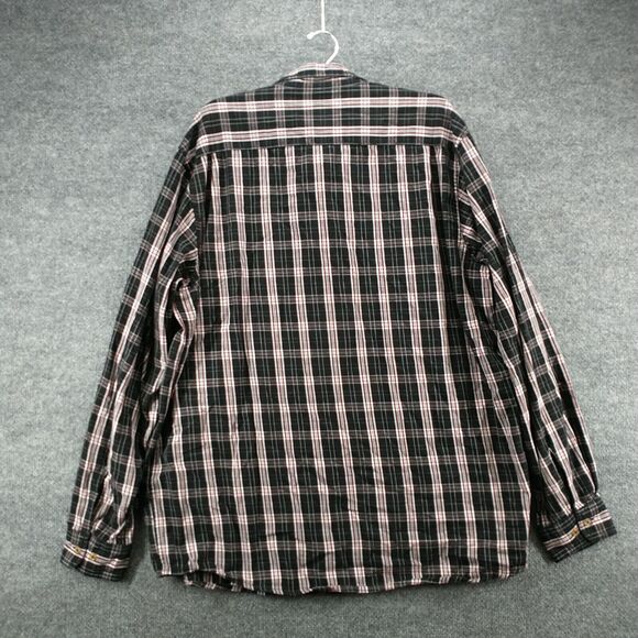 Wrangler Authentics Men's Button Down Shirt Multi XLT Long Sleeve Plaid Cotton - Picture 5 of 11